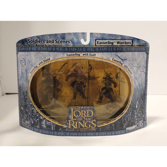 Lord Of The Rings Armies Of Middle Earth EASTERLING WARRIORS Figure Set LOTR - Picture 1 of 7